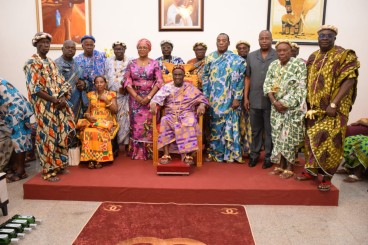VŒUX DE NOUVEL AN 2025 : AFFI N’GUESSAN CHEZ LE ROI DU MORONOU