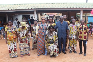 UNE DÉLÉGATION FPI À M'BÉRIÉ POUR L'INVESTITURE DE LA NOUVELLE PRÉSIDENTE D'AROROGBO OYE