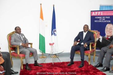 LE CNDH ENTAME SA TOURNÉE POLITIQUE PAR LE FPI : PREMIER CONTACT AVEC AFFI N’GUESSAN