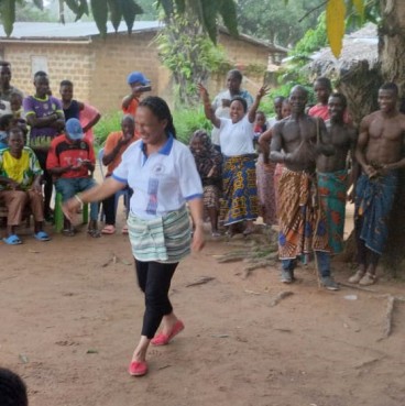 Election Municipale dans le Tonkpi/Paule Ginette Seka en precampagne a Zouan-Hounien